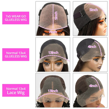 7x5 Glueless Wig Human Hair 99J Burgundy 13x4 Bob Straight Pre Plucked Human Hair Wigs Transparent Pre Cut Bob Wig Human Hair