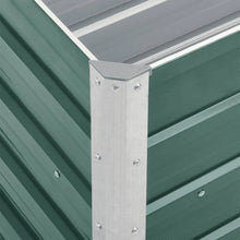 Load image into Gallery viewer, Garden Raised Bed Galvanized Steel 94.5x15.7x17.7 Green

