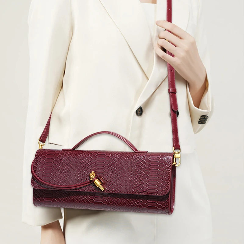 Women's Clutch Bag Purses for Women Leather Evening Handbags Shoulder Handbag Formal Satchel Crossbody Purse Party Bag