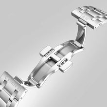 Load image into Gallery viewer, I&amp;W Men Automatic Watch 41mm Luxury Mechanical Wristwatch Waterproof Sapphire Steel Strap Power Reserve Indicator Month Week
