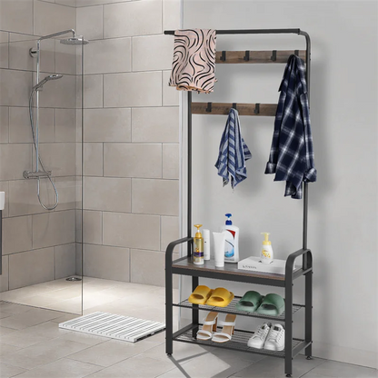 Clothes Hanger Multi-ayer Shoe Rack Doorway Hangers Shoe Shelf Coat Rack Storage Clothing Indoor Storage Furniture Hat Hangers