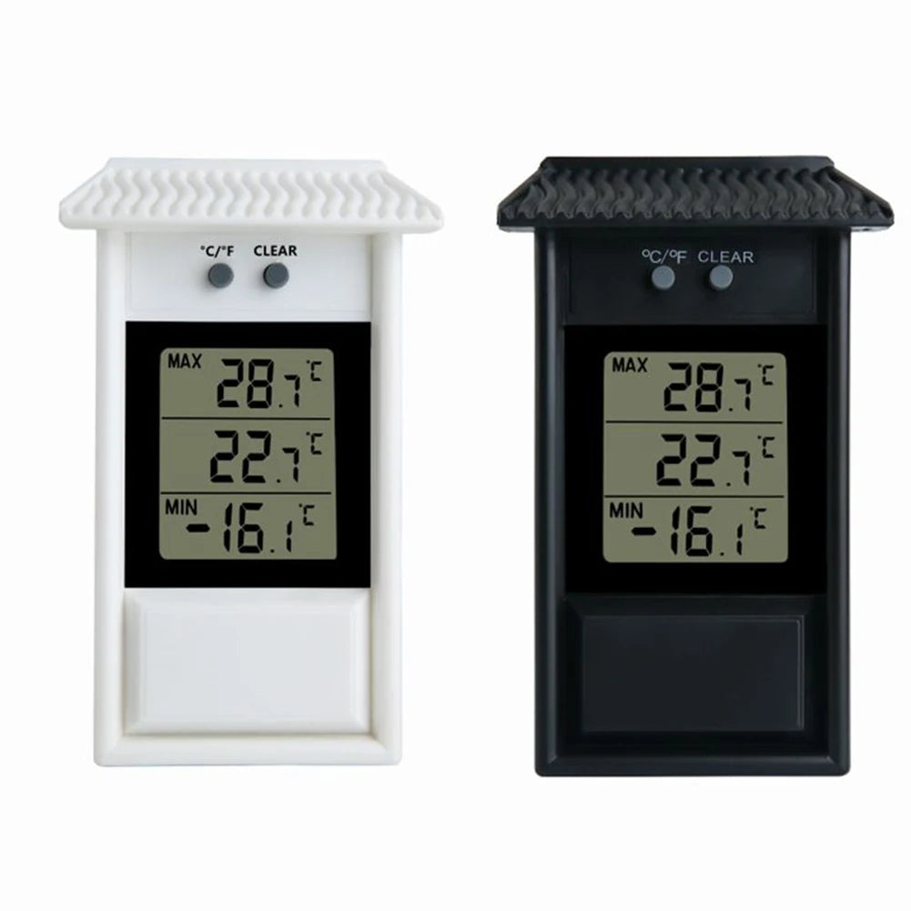 Garden Waterproof Thermometer Digital Thermometer Display Max Min Greenhouse Thermometer Garden Indoor Outdoor Wall Room