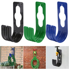 Load image into Gallery viewer, Garden Hose Holder Wall Mounted Garden Hose Hanger Tap Watering Hose Organizer for Outside Yard for Water Hose Expandable Hose
