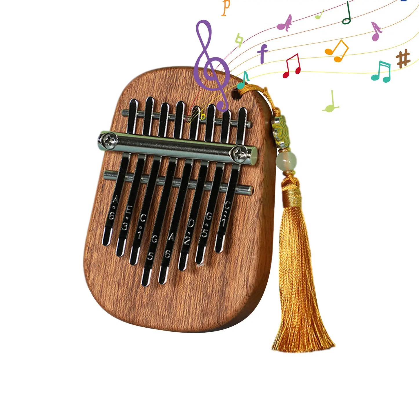 Kalimba Thumb Piano 8 Key Alto Mini Kalimba Instrument Portable Mbira Finger Piano Finger Instruments Decorative Cute For Kids