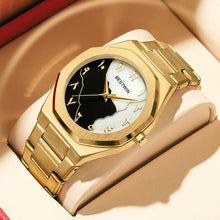 Load image into Gallery viewer, Fashion Watches Men&#39;s Watch reloj hombre BESTWIN Creative Dial Gold Shell Face Business watches for men relogios masculino
