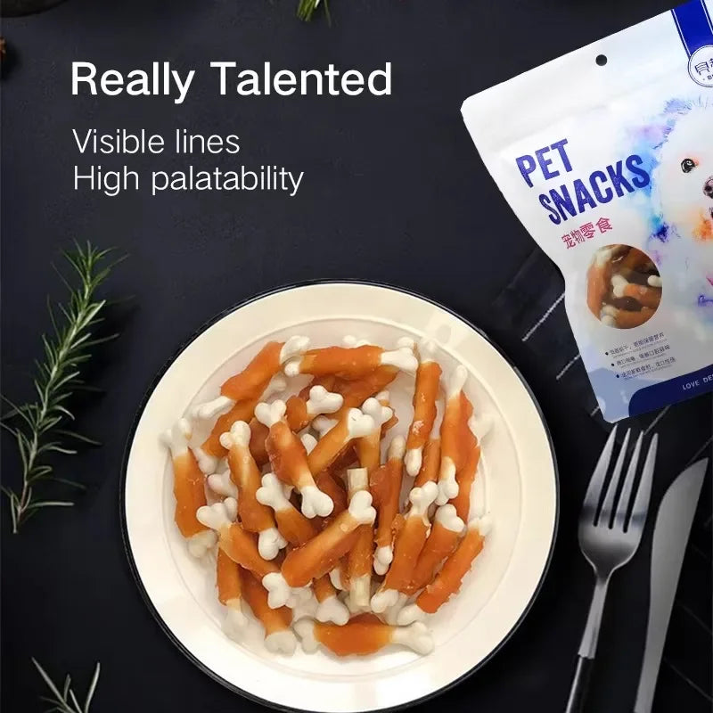 Pet Food Dog Snacks Teeth Cleaning Multi Flavor Biscuits Chicken Beef Calcium Milk High Protein Nutritional Supplement for Pets