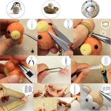Load image into Gallery viewer, 40/25/10 Colors Set Needle Felting Kit Wool Roving Needle Felting Starter Kit Wool Felt Tools with Felting Tool
