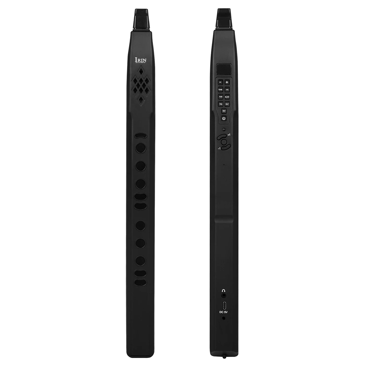 IRIN Electric Saxophone Mini Electric Blowpipe Imitation Flute Clarinet Various Sounds Electronic Saxophone Wind Instrument