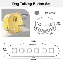 Load image into Gallery viewer, Mewoofun Dog Buttons Training Words Dog Talking Training Buttons Set 6 Packs for Communication Starter Pack with Training Manual
