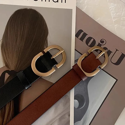 Women's Trousers Belt Women’s Designer Belts Fashion Casual Black Belt Female Women Belt for Jeans Belts Ladies Waist Belts