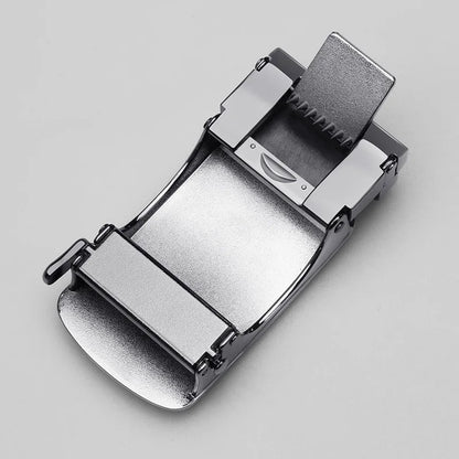 Men's belt buckle, 36.5mm non perforated belt automatic quick release zinc alloy belt buckle men's accessories