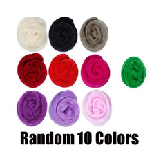 Load image into Gallery viewer, 40/25/10 Colors Set Needle Felting Kit Wool Roving Needle Felting Starter Kit Wool Felt Tools with Felting Tool
