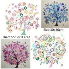 Load image into Gallery viewer, Diamond Embroidery Winter Flower Tree Special Shaped Diamond Painting Needlework Rhinestone 5d Drill DIY Crystal Painting
