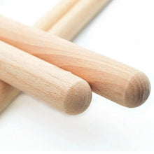 Load image into Gallery viewer, Classic Claves Rhythm Sticks Wooden Drum Sticks Classic Claves Percussion Instrument Kid Children Musical Toy Rhythm Learning
