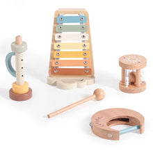 Load image into Gallery viewer, Wooden Baby Montessori Toys Musical Rattle Instruments Xylophone Percussion Sensory Rattle Toys Educational for Baby Toys Gifts
