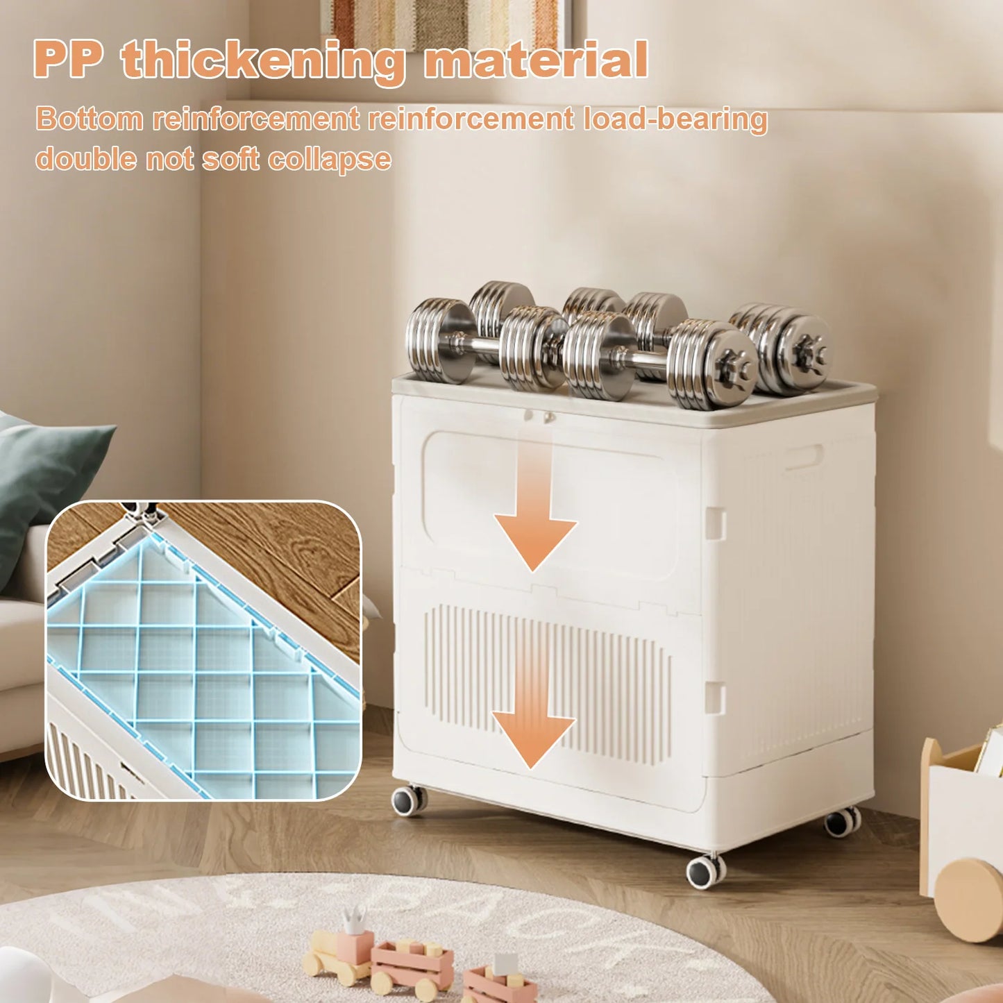 Rolling Laundry Hamper 123L Large Capacity Clothes Hampers for Laundry,Plastic Collapsible Laundry Baskets with Wheels and Lid