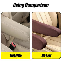 Load image into Gallery viewer, 1 pair Car Armrests Covers Auto Centre Console Elastic Front Seats Armrest Protector Covers Universal Car Accessories 3 Colors
