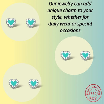 Small exquisite and lovely simple 925 sterling silver earrings are essential female accessories for daily commuting