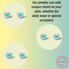 Load image into Gallery viewer, Small exquisite and lovely simple 925 sterling silver earrings are essential female accessories for daily commuting
