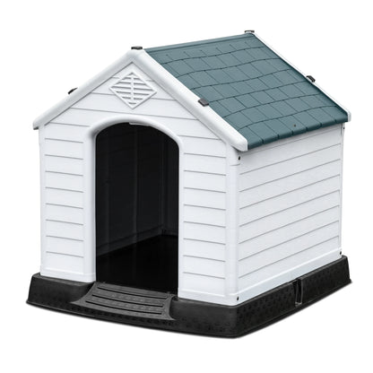 New All-Weather Large Dog House Shelter Easy to Assemble Perfect for Backyards