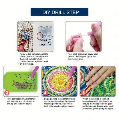 21 New Diamond Painting Pencil Case Art Pen Holder Aesthetic Diamond Painting Stationery Case As a Gift for School Children