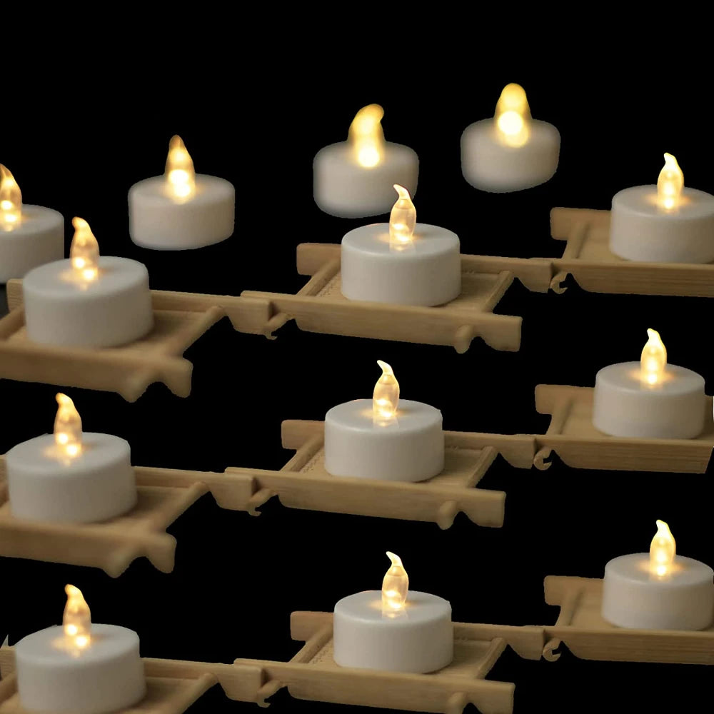 LED Flameless Candles with Remote Control Realistic Bright Flickering Flameless Battery Operated LED Votive Tea Light Candles