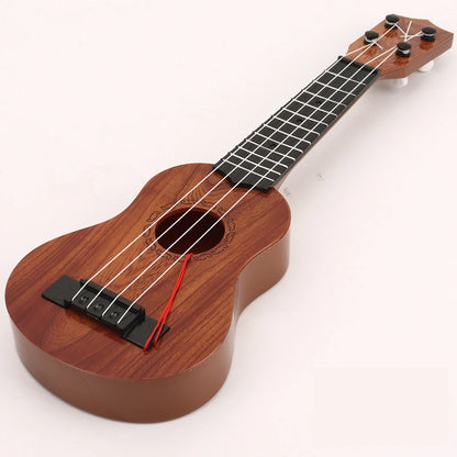 Yukri toy children's small guitar model music enlightenment instrument guitar toy mini four string guitar