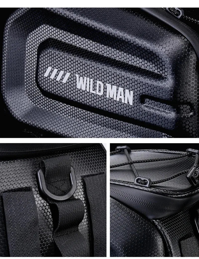 4L Multifunctional Bicycle Rear Seat Bag Waterproof Cycling Bike Rack Trunk Cargo Bag Pannier Bag Handbag Shoulder Bag