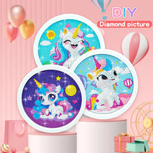 Load image into Gallery viewer, Diamond Painting Set Cute Unicorn Beginner Diamond Painting Set 5D DIY Children and Adults Diamond Painting Photo Frame Craft
