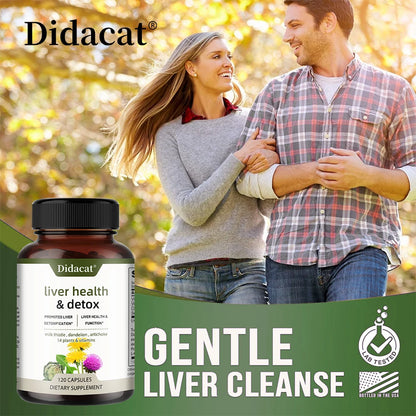 Liver Health Support Supplement - Liver Cleanse Detox & Repair Formula - Milk Thistle, Artichoke & Dandelion Root Extracts
