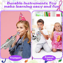Load image into Gallery viewer, Classical Clarinet Trumpet Saxophone Imitation Musical Instrument Toys Boys Girl Early Education Learning Tool for Kids Children
