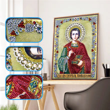 Load image into Gallery viewer, New 5d DIY Diamond Painting Cross Stitch Character Religious Lady, Round Diamond Embroidery Home Decoration 30x40cm
