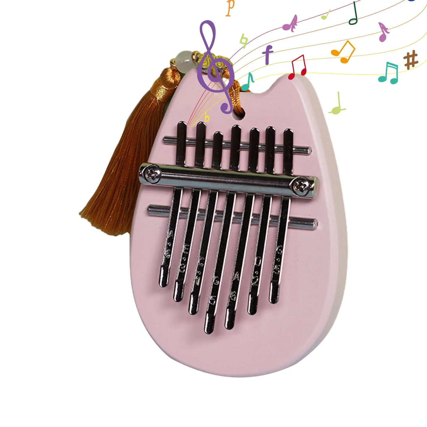 Kalimba Thumb Piano 8 Key Alto Mini Kalimba Instrument Portable Mbira Finger Piano Finger Instruments Decorative Cute For Kids