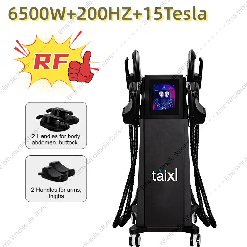 Best selling EMS shaping RF weight loss fitness muscle machine ABS muscle stimulator EMS slimming muscle firming buttocks