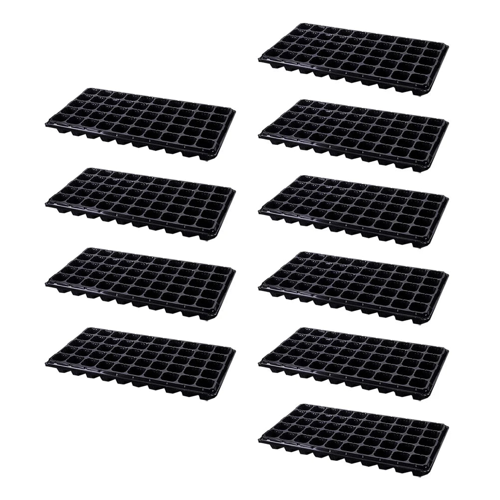 10 Pcs Seedling Tray Microgreens Germination Sprouting Seeds Starter Planters Trays Succulent Plants Hydroponic Hidroponia