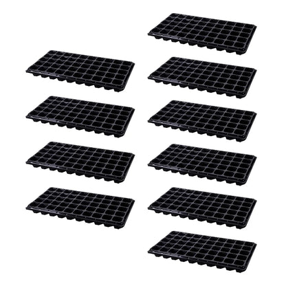 10 Pcs Seedling Tray Microgreens Germination Sprouting Seeds Starter Planters Trays Succulent Plants Hydroponic Hidroponia