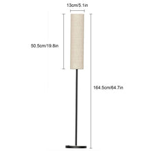 Load image into Gallery viewer, 126LEDs Floor Lamp 12W 800Lumens Standing Tall Lamp with Magnetic Remote Controller 2800K-7000K Adjustable Color Temperature
