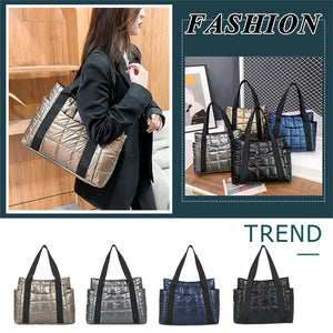 Handbags Women Bags Female Shoulder Bag Large Capacity Nylon Padded Clothing Bags Winter Bags Messenger Bags