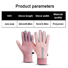 Load image into Gallery viewer, Womens Autumn and Winter Sports Warm Gloves Waterproof and Anti Slip Cycling Gloves Wind and Cold Resistant Outdoor Activity Glo
