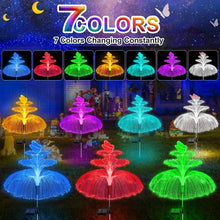 Load image into Gallery viewer, 2/4/6 Pack Solar 3 Tier Butterfly Flower Lights Latest 7 Color Changing Butterfly For Christmas Pool Patio Garden Decoration
