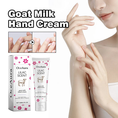 OceAura Goat Milk Hand Cream Cream Nourishing Moisturizes Soothes Hand Skin Whitening And Brightening Skin Care Product