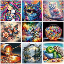 Load image into Gallery viewer, 5D Diy Diamond Paintings Kits New Accessories 30x30 cm Wall Art Diamond Art Painting Kits Embroidery Full Crystal Mosaic
