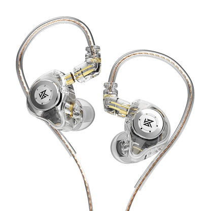KZ EDX Pro in-Ear Stage Monitor Headphone Dual Magnetic Dynamic Unit Earphone Shock Bass Earbuds Wired Headset (No Mic)