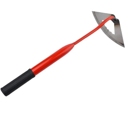 Garden Hoes Gardening Tool Hand Steel Hoe Garden Planting Hoe Portable Steel Gardening Hoe and Loosening Soil Tool Gardening
