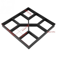 Load image into Gallery viewer, Garden Mold Walk Pavement Reusable DIY Manually Paving Cement Brick Stone Road Concrete Molds Manually Paving Patio Molds
