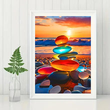 Load image into Gallery viewer, Beach Landscape Diamond Painting Set, DIY Adult Full Diamond Home Decoration Painting Set, Adult, Frameless Art Crafts
