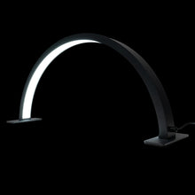 Load image into Gallery viewer, LED Half Moon Light Adjust Brightness 3000K‑6000 Half Moon Desk Lamp for Nail Art, Facial Spa, Skincare, Lash Extensions
