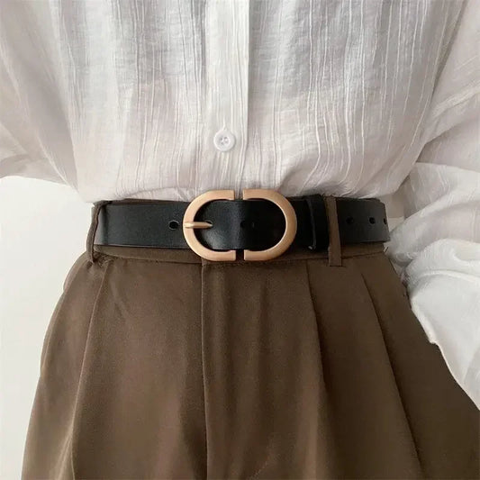 Women's Trousers Belt Women’s Designer Belts Fashion Casual Black Belt Female Women Belt for Jeans Belts Ladies Waist Belts