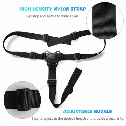 Baby Safety Belt Baby Safety Belt Adjustable 3 Point Harness Baby High Chair Straps Seat Belts for Child Kid Stroller High Chair