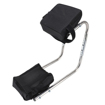 Garden Kneeler Seat Labor Saving Comfortable Garden Kneeling Seat Versatile Stainless Steel High Load Bearing for Farming